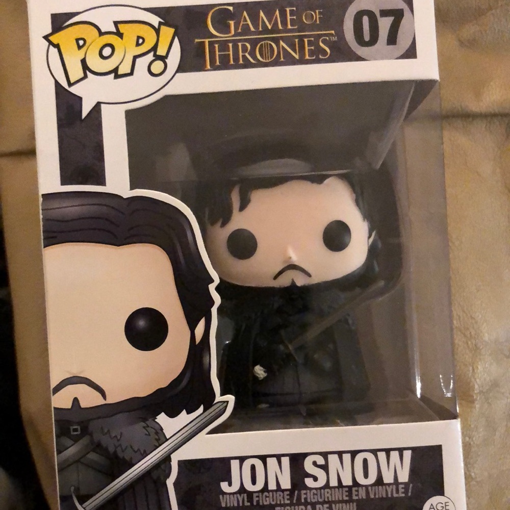Jon snow from game of thrones funkopop new in box